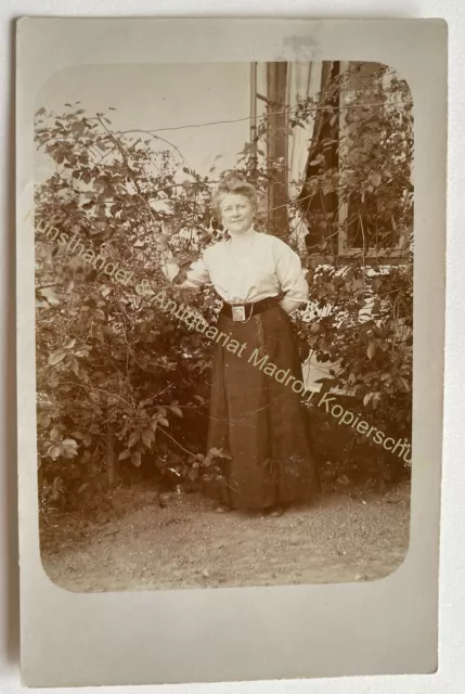 orig. Foto AK Apenrade Nordschleswig 1915 Elisabethmeinde Dame Frau