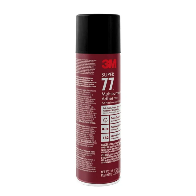 3M Super 77 Multipurpose Spray Adhesive, 13.8 oz - FREE SHIPPING