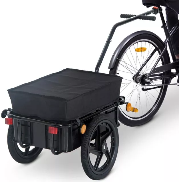 Remorque pour vélo Charge Max. 50kg Charrette à Bras pour Bicyclette Pneus  Chariot Emplettes : : Sports et Loisirs
