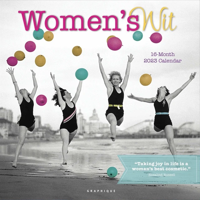 WOMEN'S WIT CALENDAR 2023 Humour Month To View 16.09 PicClick