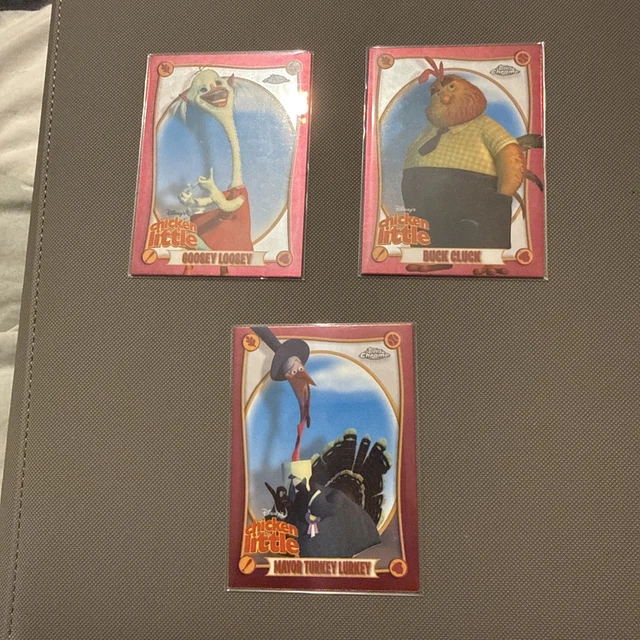 Topps Chicken TOPPS DISNEY CHROME 2025 Inserts Bundle Chicken Little, £10.78 ...