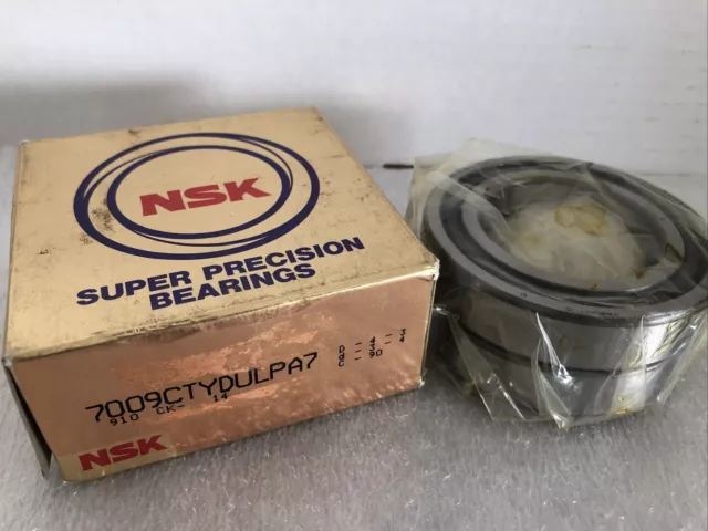 NSK 7009CTYDULPA7, Super Precision Bearings (Set of 2)