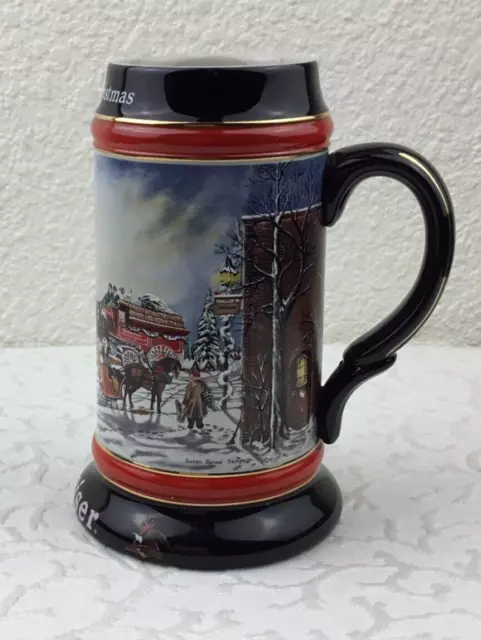 Budweiser  Beer Cup Collector’s Series 1992 Perfect Christmas Mug  by Susan S