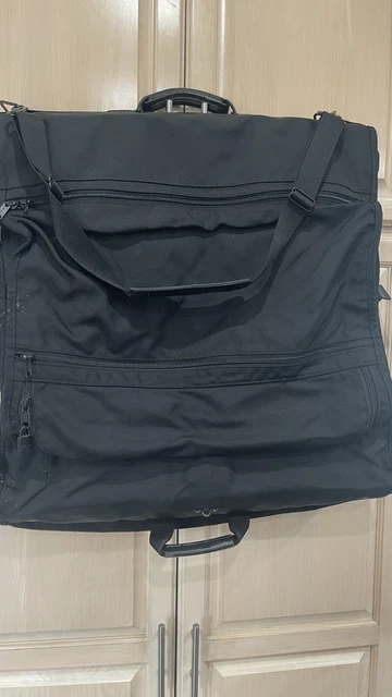 Tumi 231D3 Bi-Fold Garment Business Travel Luggage Black Ballistic Nylon Bag 10
