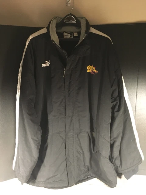 RARE 90s PUMA Vintage XL BARCELONA DRAGONS JACKET WLAF NFL EUROPE COAT!