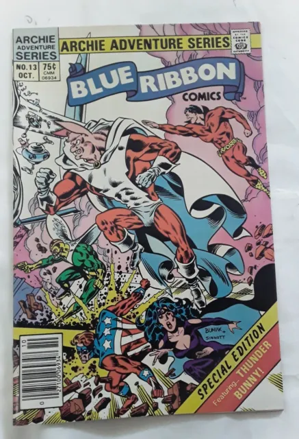 BLUE RIBBON COMICS Vol 2 #13 FN Newstand Edition 1984