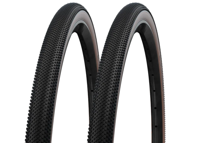 2x Schwalbe G-One Allround 45-622 schwarz/bronze Faltreifen RaceGuard 28x1.70