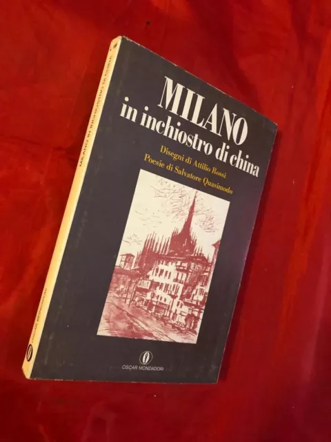 Milano in inchiostro di china 1à ed. Oscar Mondadori  1975