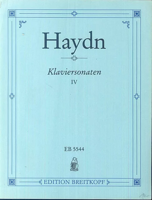 Haydn - Sonates pour Piano IV