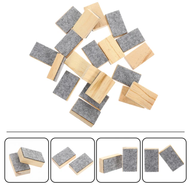 20 Pcs Tafelwischer Aus Filz Whiteboard-Radierer Mini-Radierer Klein
