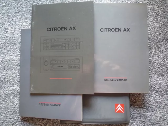 CITROËN AX - Notice d'emploi + Autoradio + Réseau