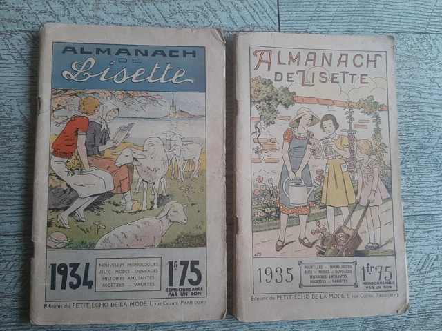 Almanach « Le Miroir Des Sports » De L'année 1934 - Vintage - En Français