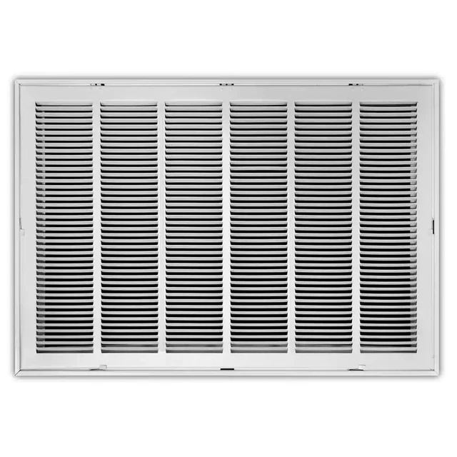 Steel Return Vent Cover Duct Filtered Air Grille Wall Ceiling White 30 x 20" New