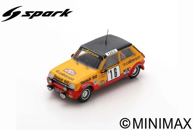 1/43 Renault 5 Alpine No.11 Monte Carlo Rally 1979 Jean Ragnotti - Jean-Marc Andrié