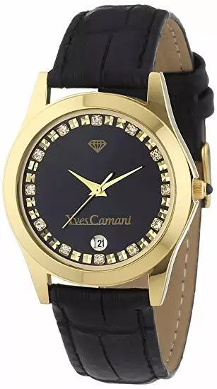 MONTRE YVES CAMANI GOLDEN TWINKLE PLAQUÉE OR avec 12 PIERRES SWAROVSKI 139,90 € 3