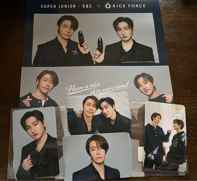 Rice Force SUPER JUNIOR D & E EUNHYUK DONGHAE Photo Card Set of 4 With Postcard