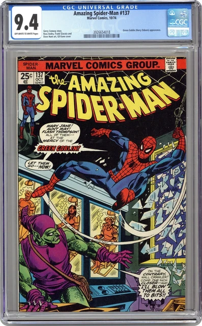 Amazing Spider-Man #137 CGC 9.4 1974 3926654018