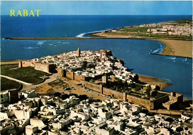 CPM AK MAROC RABAT. Vue aerienne sur les Oudaias (342563)
