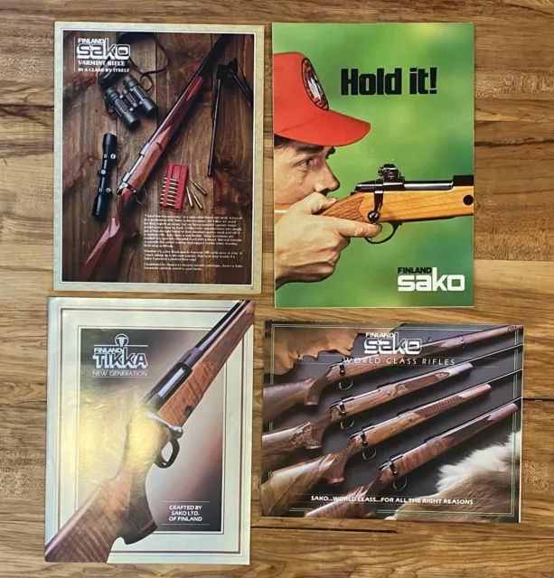 Finland Sako World Class Rifles Guns Hunting Catalog/Magazine 1999 varmint LOT