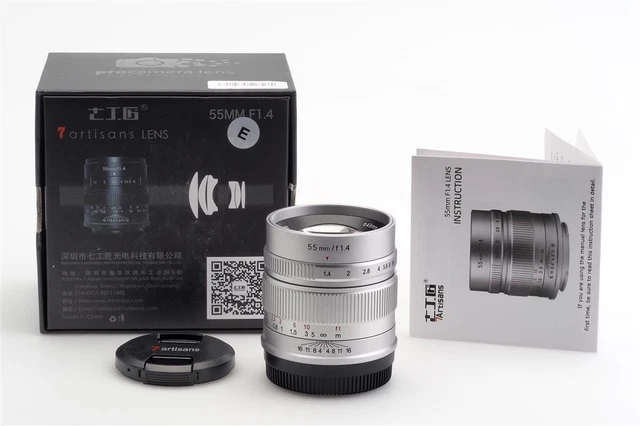 7artisans 1.4/55mm Silver f. Sony E Mount (1679764174)