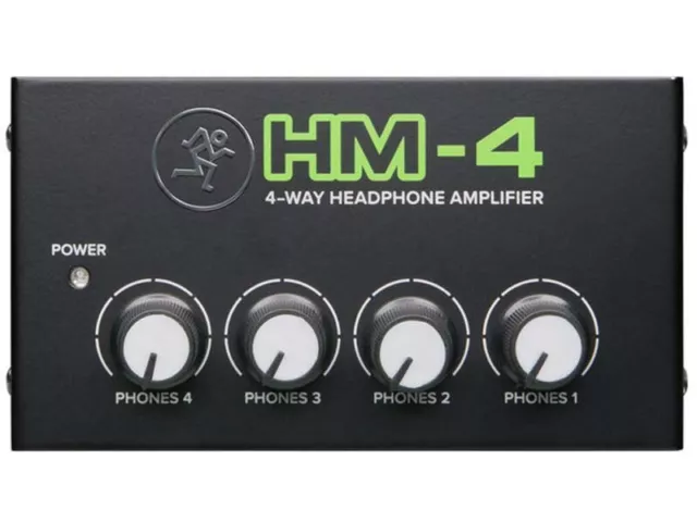 Mackie HM-4 Amplificateur pour Écouteurs Ultra Compact Avec 4 Sortie Individuels