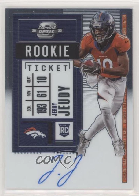 2020 Panini Contenders Optic Ticket RPS Jerry Jeudy #106 Rookie Auto RC