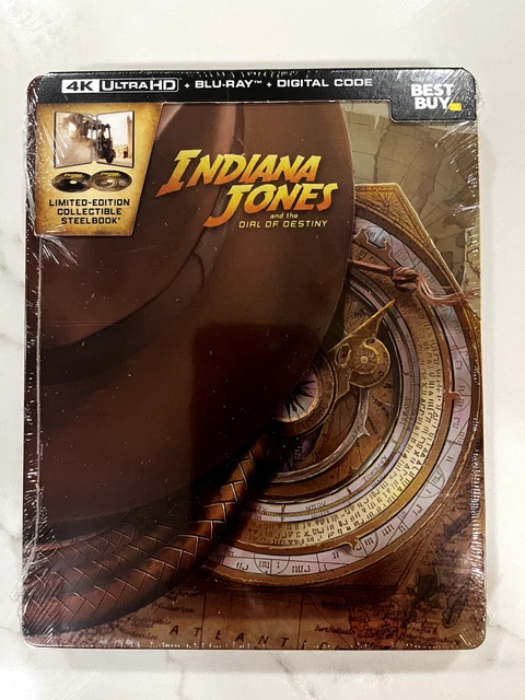INDIANA JONES AND the Dial of Destiny 4K Ultra + Blu-Ray + Digital BB