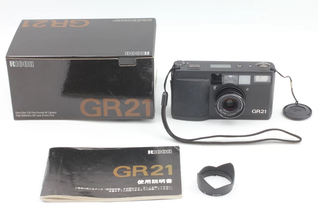 *LCD Works Near MINT+++ in BOX* Ricoh GR21 35mm Point & Shoot Film Camera JAPAN 2