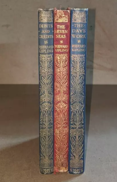 Rudyard Kipling: job lot collection of 3 novels and short stories