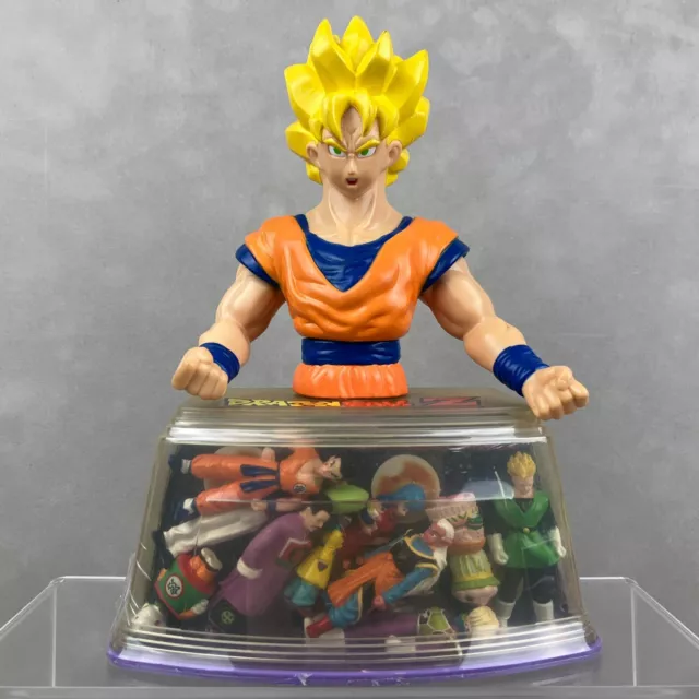 Juego de mini figuras selladas 1989 ab Toys Dragon Ball Z Goku Bust Super Guerriers