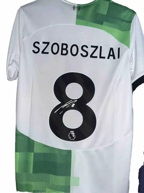 Dominik Szoboszlai Signed Liverpool 23/24 Away Shirt **COA