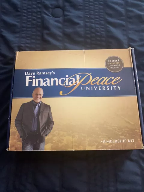 Dave Ramsey Financial Peace University Membership Kit NOT FILLED IN