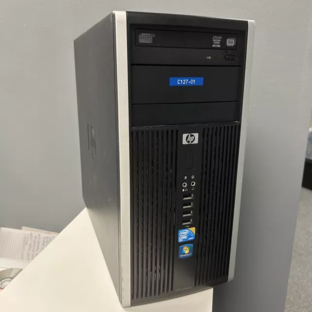 HP Compaq 6000 Pro PC Micro Tower Intel Pentium Dual-Core 2.80GHz 4GB RAM No HDD