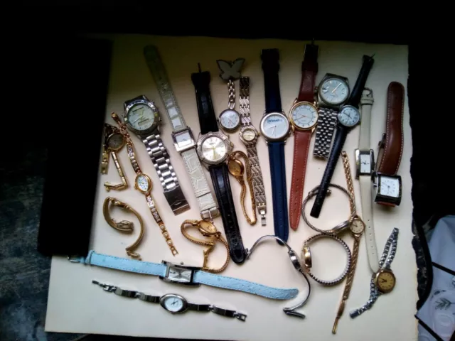 Un lot de montres homme et femme