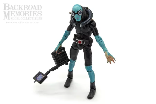 '08 HB2 (LOOSE) "Abe Sapien" w/BPRD Scanner (Wetsuit) 7" Action Figure, by Mezco