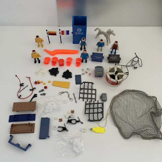 😍Lot Accessoires Personnages Playmobil Animaux Drapeau Tournevis Cle Billets😍