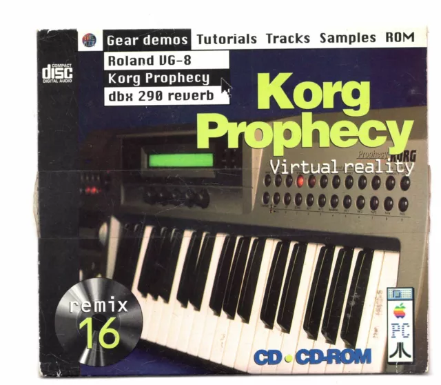 (KA889) Korg Prophecy, Virtual Reality - Re:Mix 16, The Mix CD