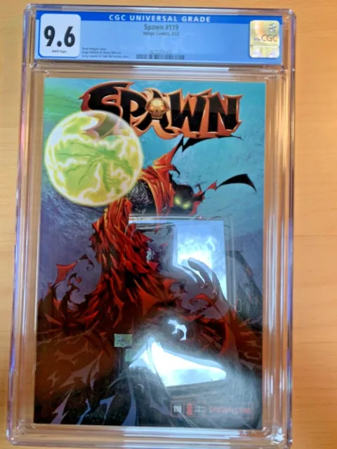 SPAWN # 119 CGC 9.6 NM+ 1st Appearance of Gunslinger SPAWN! White Pages!