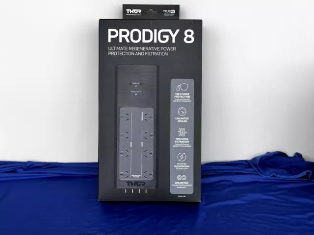 P8 Prodigy – 8 Way Surge Protector with Elite Filtration Power Board