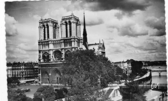 *2144 cpsm Paris en Flanant - vue générale de Notre Dame