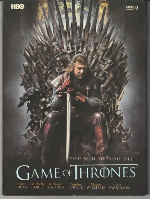 1st Season DVD - Game Of Thrones You Win Or You Die - NTSC All Regions