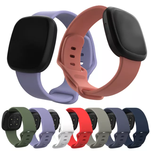 Per Fitbit Versa 3/4/Sense Cinturino In Silicone Di Ricambio Per Cinturino A