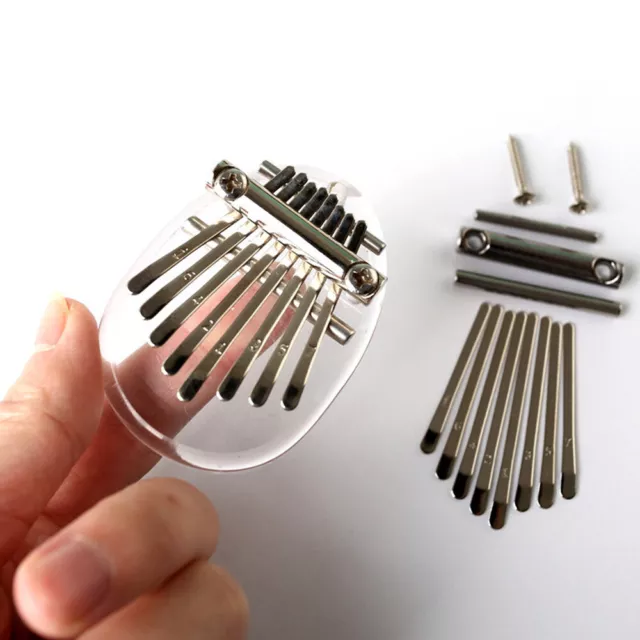 Thumb Piano Shrapnel 8-Tone Mini Kalimba Finger Piano Music Instrument Toy Craft