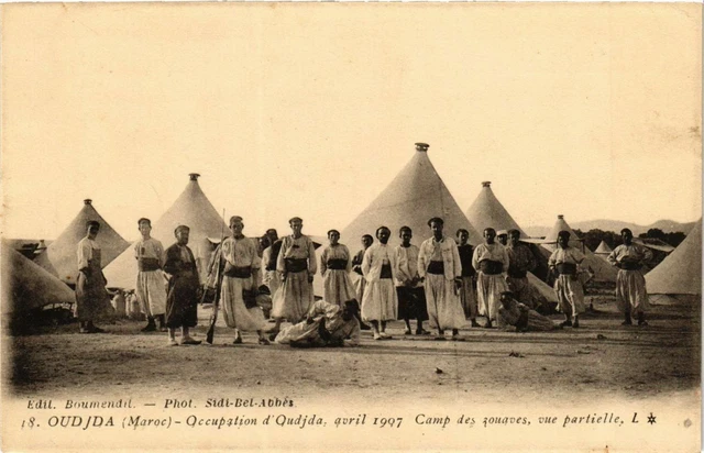 CPA AK MAROC OUDJA - Camp des Spahis, partial view (219949)