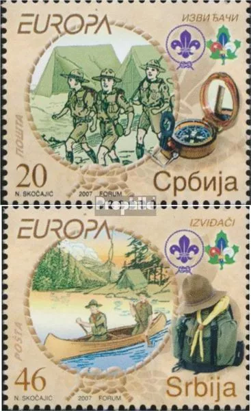 Serbia 194-195 (completa edizione) MNH 2007 Scouts