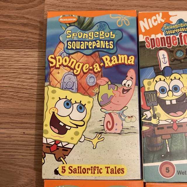 SPONGEBOB SQUAREPANTS VHS and DVD Lot Of 12 Movies £62.79 - PicClick UK