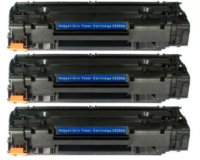 3 Toner Per Hp Laserjet P1102 W M1130 M1132 M1136 M1212 Mfp M1210 Nf Ce 285A 85A