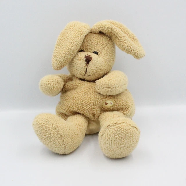 Doudou marionnette lapin beige SUNKID - 23393