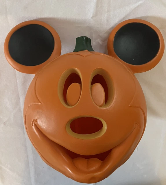 DISNEY MICKEY MOUSE Light Up Blow Mold Pumpkin Jack O Lantern £17.90 ...