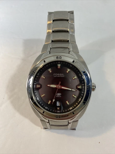 Reloj fossil blue 100 meters 330 feet precio deals